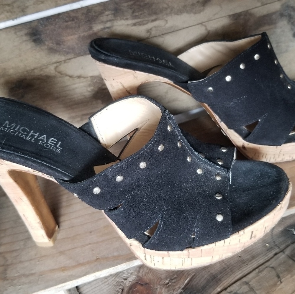 MICHAEL Michael Kors Astor Studded Platform Sandal